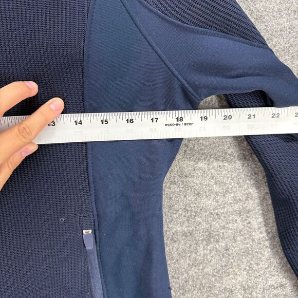 Swiss Tech Jacket Women S Small Blue Full Zip Hooded Fleece Long Sleeve Pockets - Picture 3 of 8